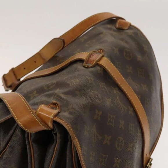 LOUIS VUITTON Monogram Saumur 35 Shoulder Bag M42254 LV Auth ar13595 - Picture 7 of 16